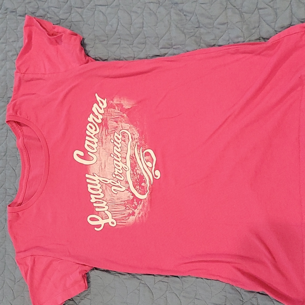 [NWOT] Luray Caverns Virginia Hot Pink T-Shirt Size S